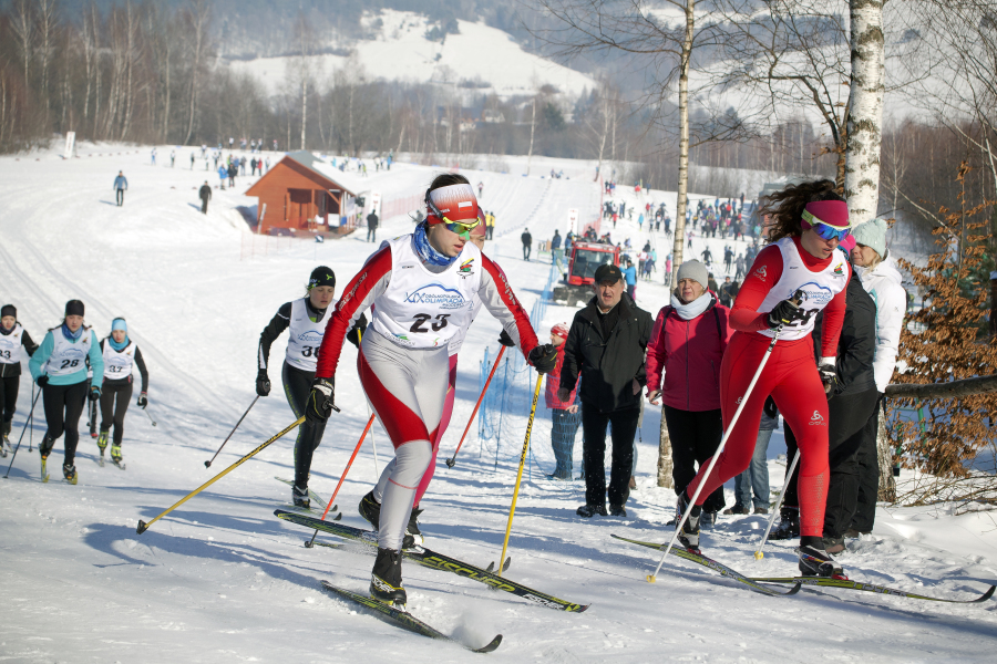 Das Skigebiet Żuków